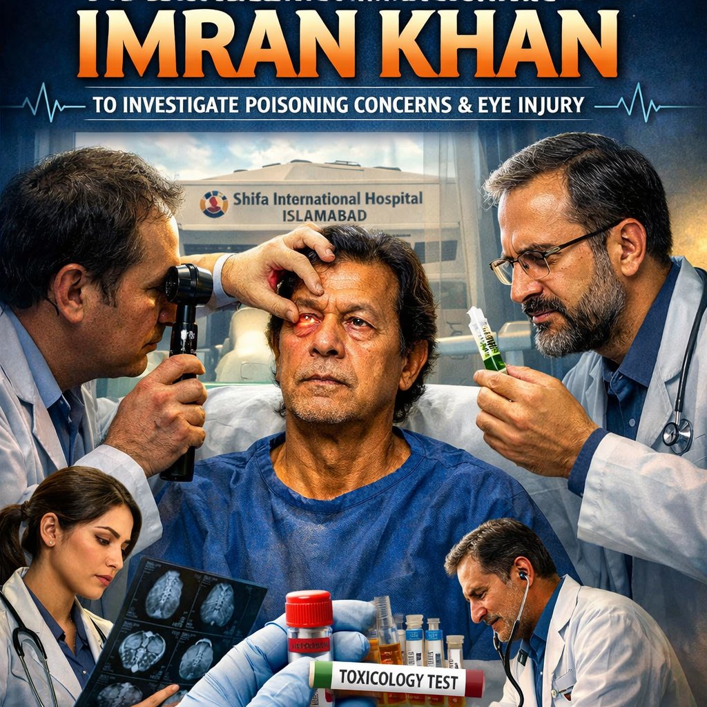 عمران خان کی حالت تشویشناک بتائی جا رہی ہے
مزید تاخیر نقصان دہ ہو سکتی ہے
فوری طبی امداد دی جائے
#ImranKhanMedicallyHostage