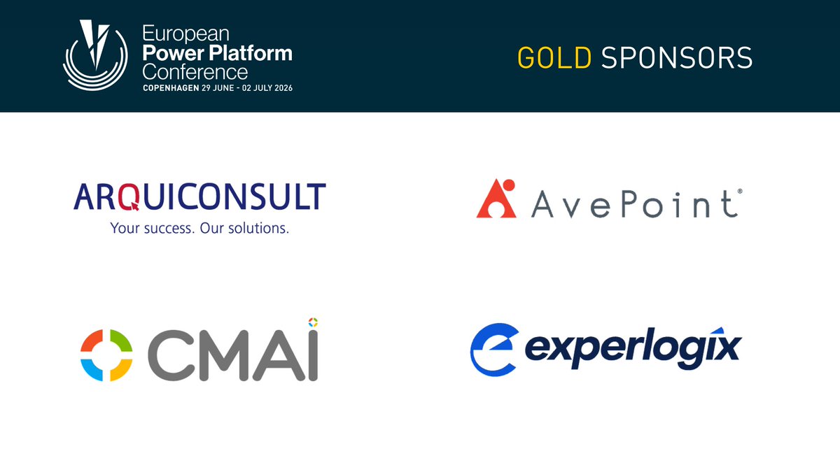 European Power Platform Conference tweet media