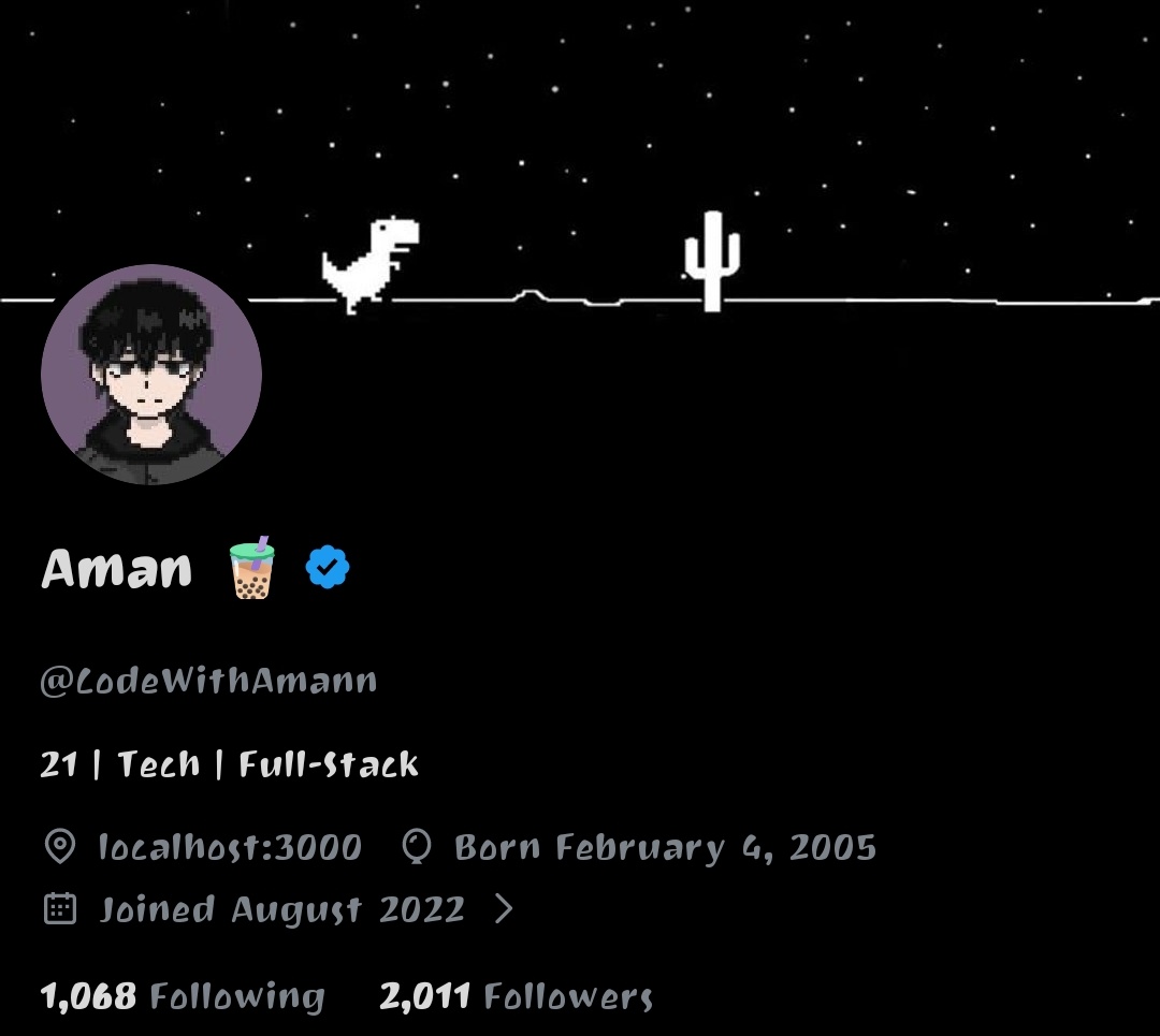 Aman 🧋 tweet media