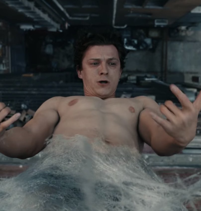 samwandawitch's tweet photo. Hey Peter, don’t just stand there, come over to me. 

#tomholland #spiderman #spidermanbrandnewday https://t.co/gqFFXrkud4