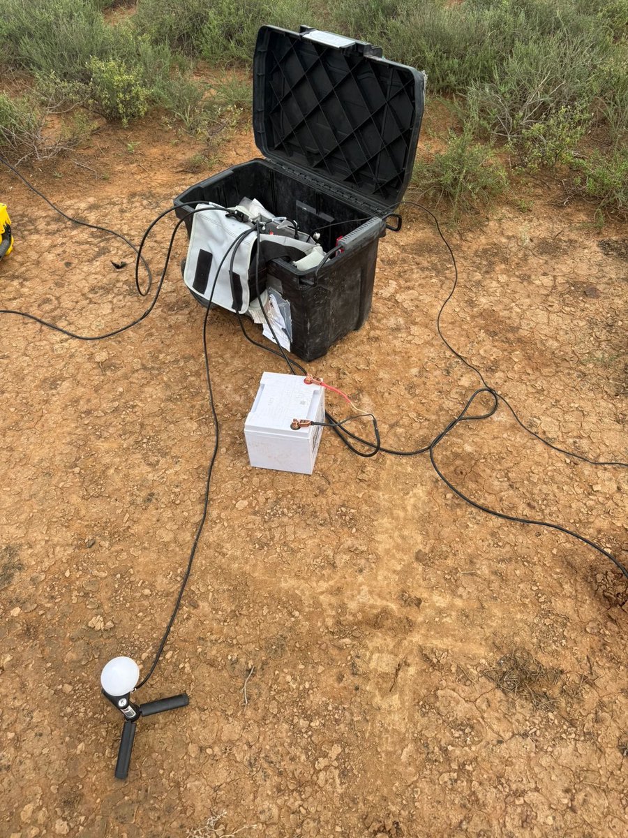 IntGeoScieSol's tweet photo. We are in the field collecting magnetotelluric data for mapping deep geology in Africa.
#IntegratedGeoscienceSolutions #AfricanMinerals #Geoscience https://t.co/Sqix0F2eZI