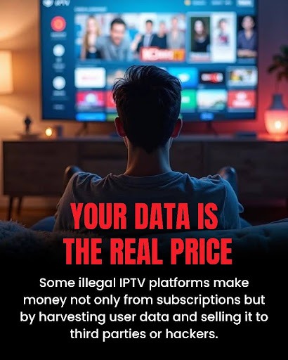 CricCrazyJohns's tweet photo. Handing your credit card to an illegal IPTV platform is handing it to criminals. Identity theft does not come with a refund. Legal live TV is cheaper than you think and actually protects you. #IPTV #DataTheft #Streamlegal https://t.co/J2kQbAD29h