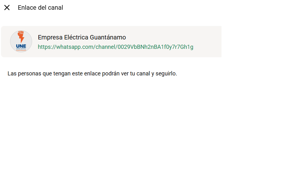 Busquenos por nuestro canal oficial  de Whatsapp , otra opción para mantenerse informado de todo lo que sucede en nuestra empresa.#LoquenosUNEinformacion.
