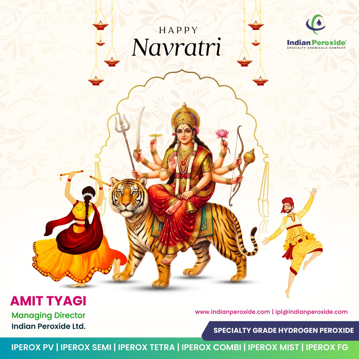 IndianPeroxide's tweet photo. Reliable performance comes from consistency—just like the disciplined energy of Navratri.
Indian Peroxide Limited enables stable, dependable outcomes.
Wishing you a confident Navratri.

#indianperoxidelimited #navratri #industrialchemicals #ipl https://t.co/4ikQ0Gcfx7