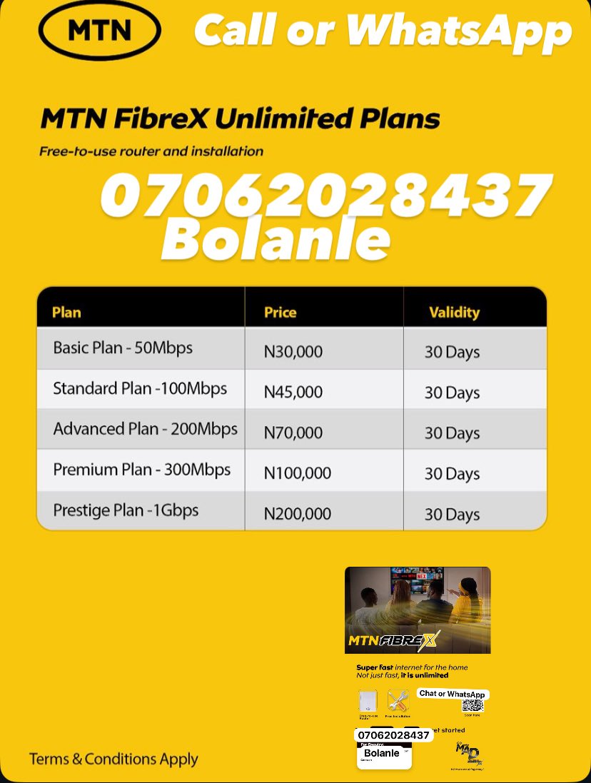 BOLANLE//MTN FiberX tweet media