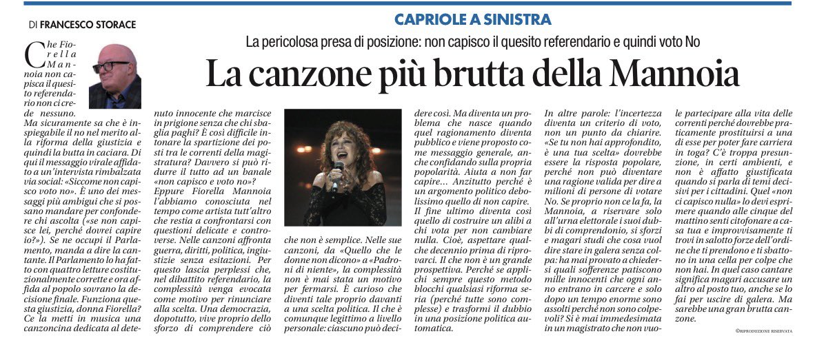 Francesco Storace tweet media