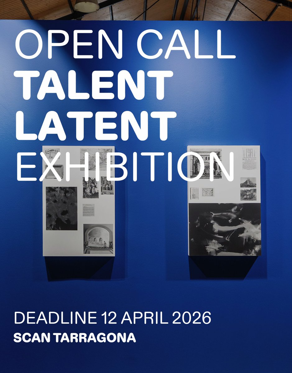 scantarragona's tweet photo. 📣 TALENT LATENT 2026 call is now open. #SCANTarragona2026

🔎 Theme: METAMORPHOSIS ➡️ Inspired by the work of Franz Kafka.
📅 Photographic and hybrid projects can be submitted until April 12, 2026 · 11:59 PM 👤 18+. Open to all nationalities

ℹ️ https://t.co/jdwYJX5dNE https://t.co/NRFmBSVnVV