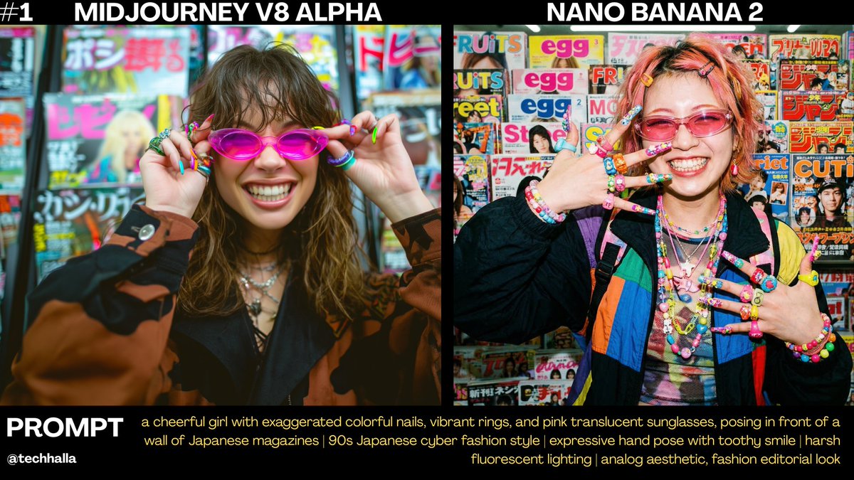 Midjourney vs Nano Banana