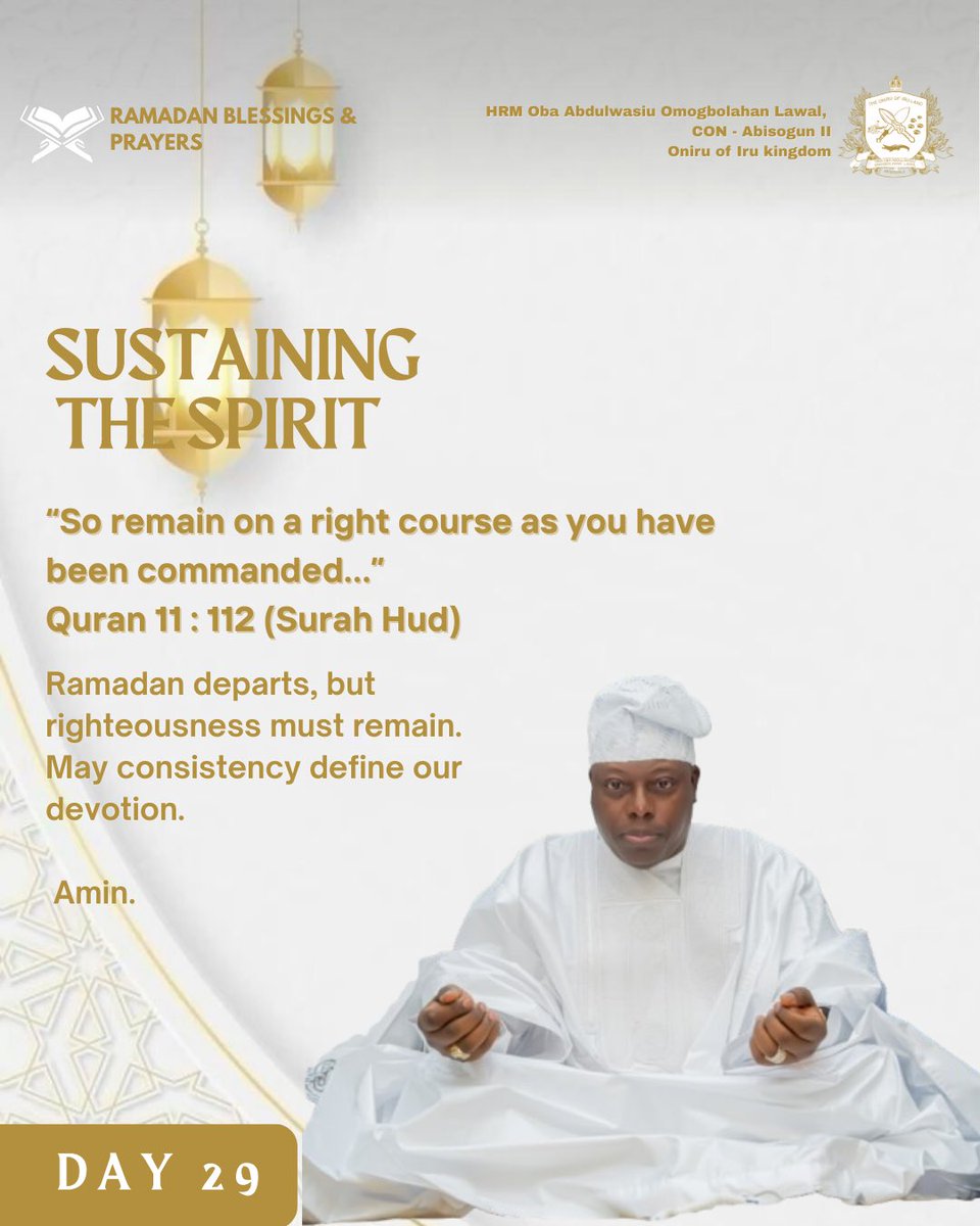 Oba Abdulwasiu Gbolahan Lawal CON tweet media