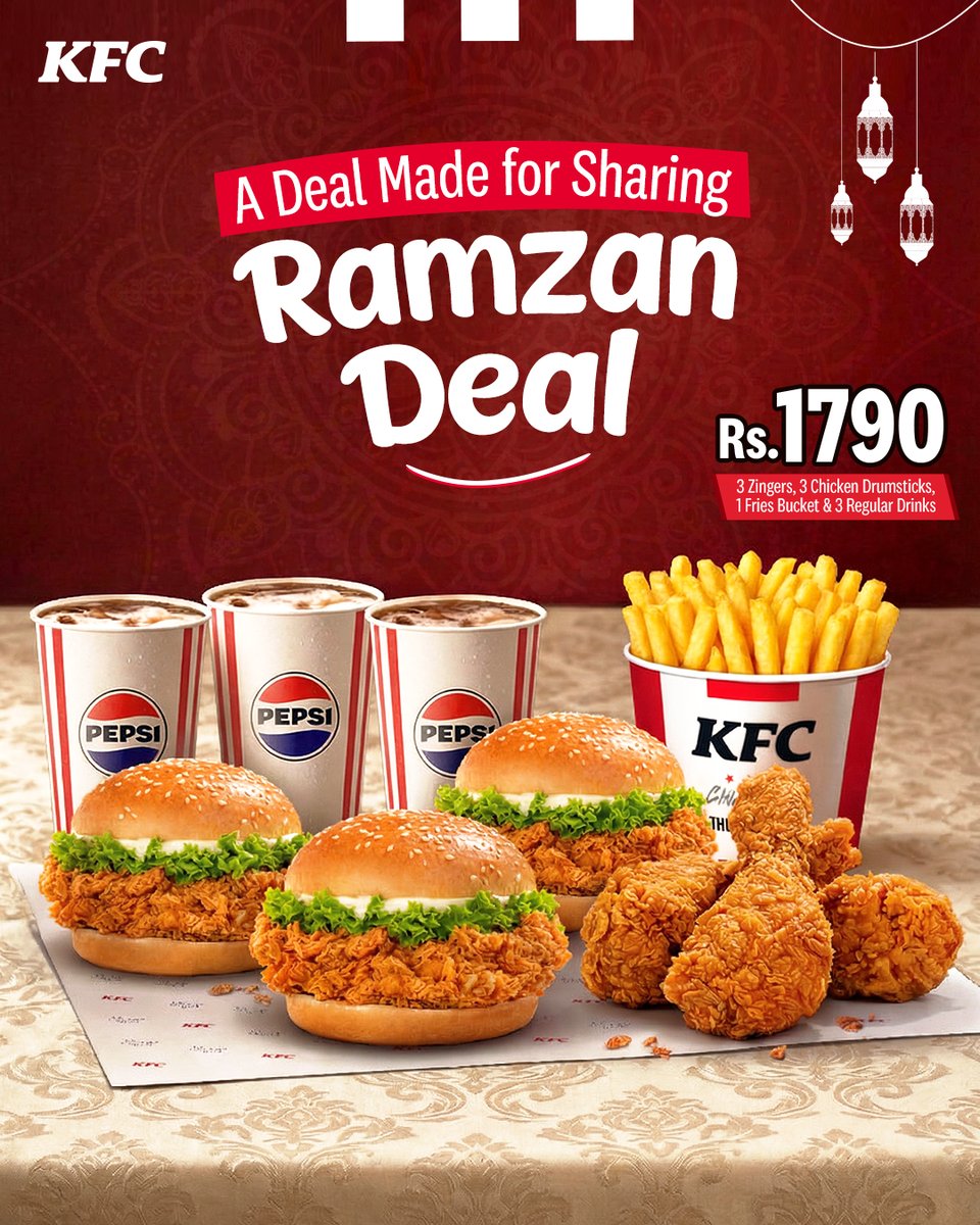 KFC Pakistan tweet media