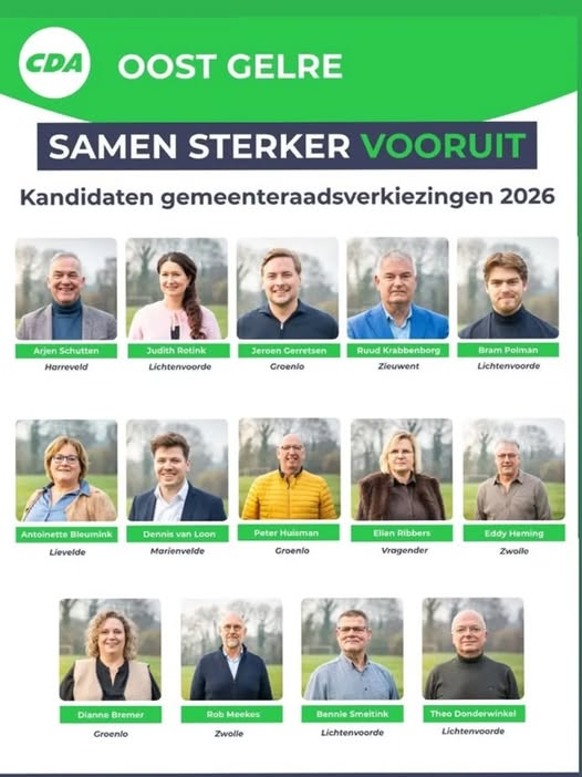 ruudkrab's tweet photo. @CDAOostGelre de enige partij met kandidaten uit alle kernen. Voor heel Oost Gelre #samensterkervooruit Lijst 1 Plek 4! https://t.co/6qmvtxElWO