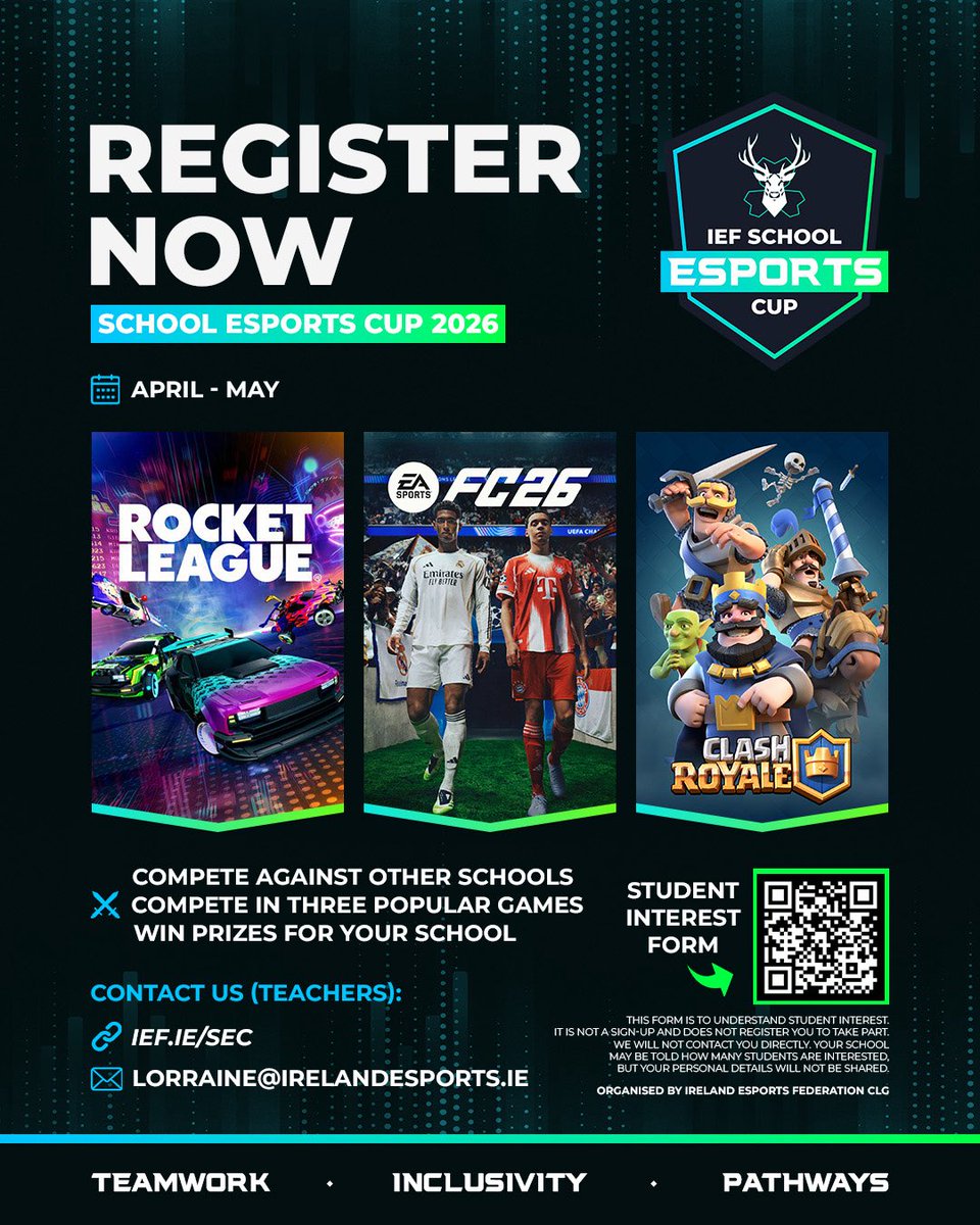 IRELAND ESPORTS FEDERATION (IEF) tweet media