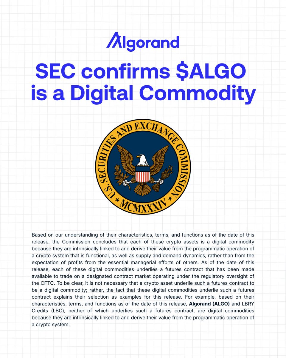 Algorand Foundation tweet media