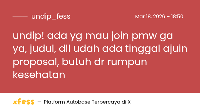 UNDIP MENFESS tweet media