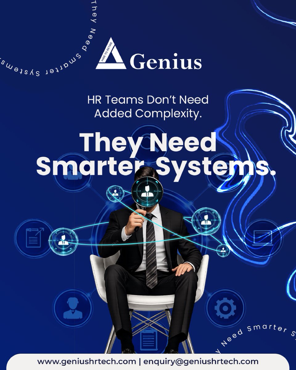 GeniusHRTechLtd's tweet image. When HR spends more time on paperwork than people… something’s off. 👀
Time to let Genius PayHRMS do the work, so HR can do what it does best.

Mail Us At: 📩 enquiry@geniushrtech.com
Visit Website :🌐 geniushrtech.com

#HRInsights #Automation #SmartWork #GeniusHRTech
