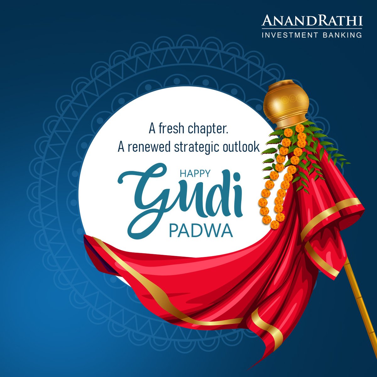 anandrathi_ib's tweet image. New beginnings offer clarity and direction.

Wishing you a year defined by thoughtful strategy, decisive leadership and sustainable progress.

#GudiPadwa #StrategicGrowth #AnandRathi #AnandRathiInvestBanking
