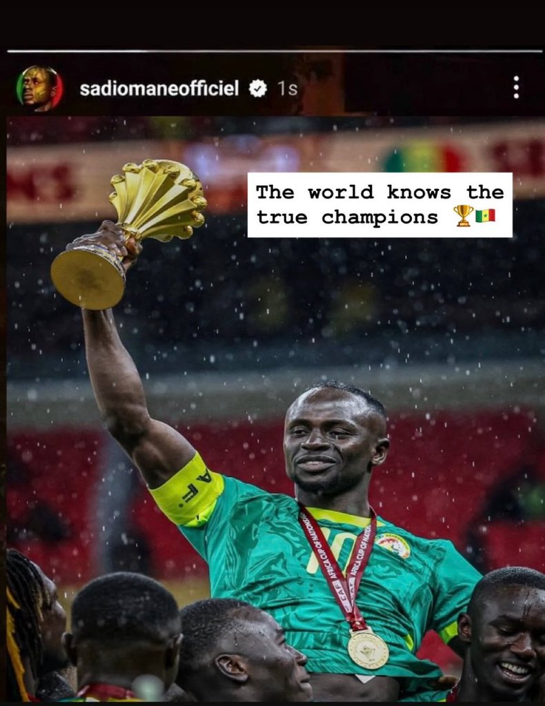 JerryBr72287575's tweet photo. @Morris_Monye They are the true champions β₯οΈπ―
#WeStandWithSenegal https://t.co/UrKHcC8H8o