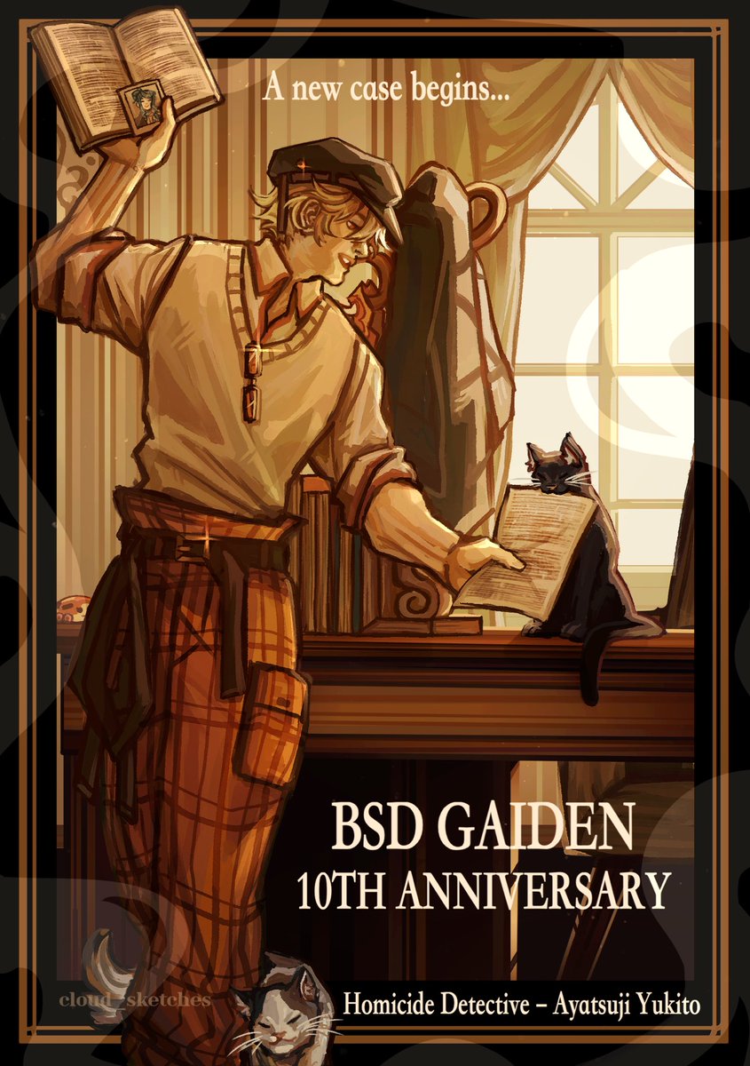 cloud_sketches's tweet photo. My full piece for @bsdgaidenzine ! Thank you for having me on such a delightful project. o7 #bsdgaiden #ayatsujiyukito https://t.co/KhreC32f9c