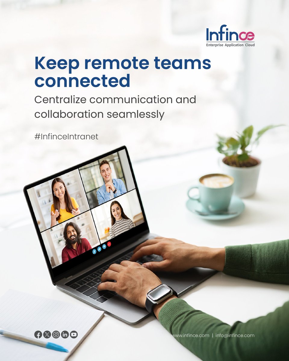 Keep remote teams connected with Infince Intranet.
Share updates, manage announcements, collaborate in real time, and keep everyone aligned from one central workspace.

Bring your team together with infince.com/app/infince-in…

#Infince #Intranet #TeamCommunication #RemoteWork