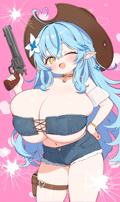 はぁ～ん 雪民さぁ~ん ハートをラミィが撃ち抜いちゃ・う・ぞぉ (なお命中率)