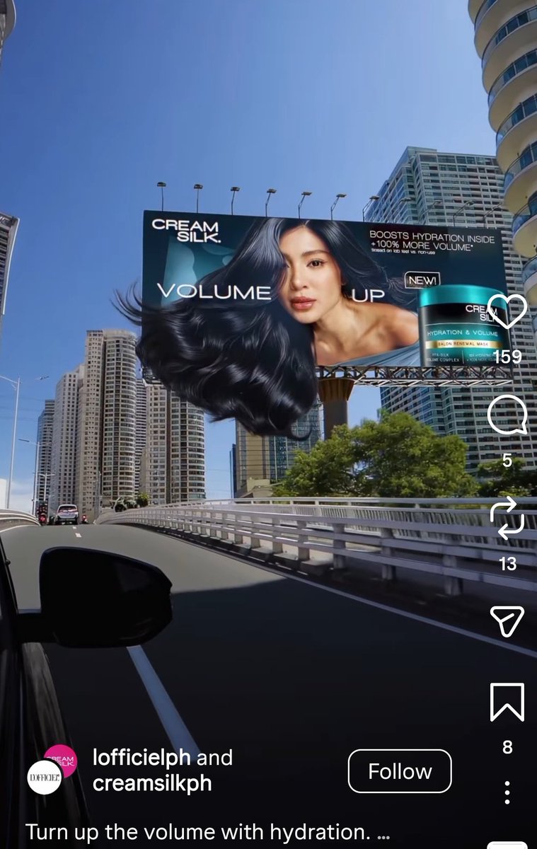 CathyYu26248332's tweet photo. Ganda naman ng Billboard ng CreamSilk!!!!!!
#CreamSilk
#NadineLustre https://t.co/hZpUU6xiIr
