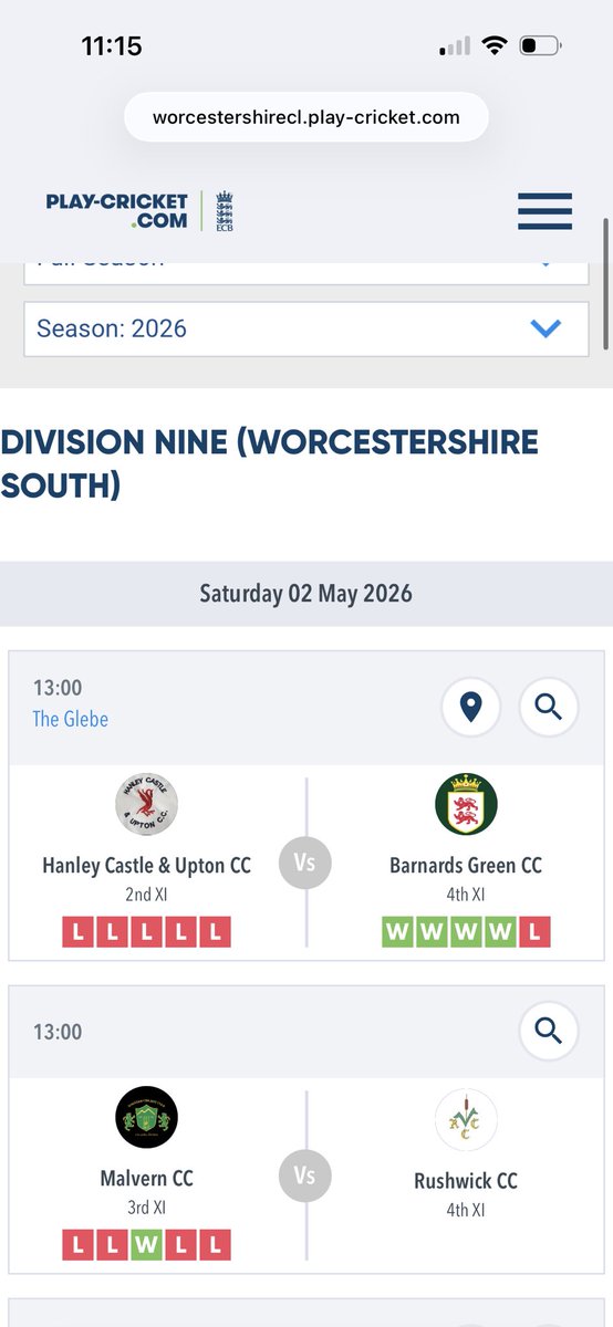 Worcestershire County League tweet media