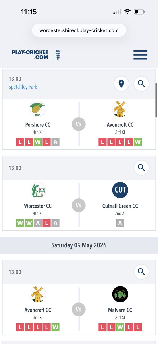 Worcestershire County League tweet media