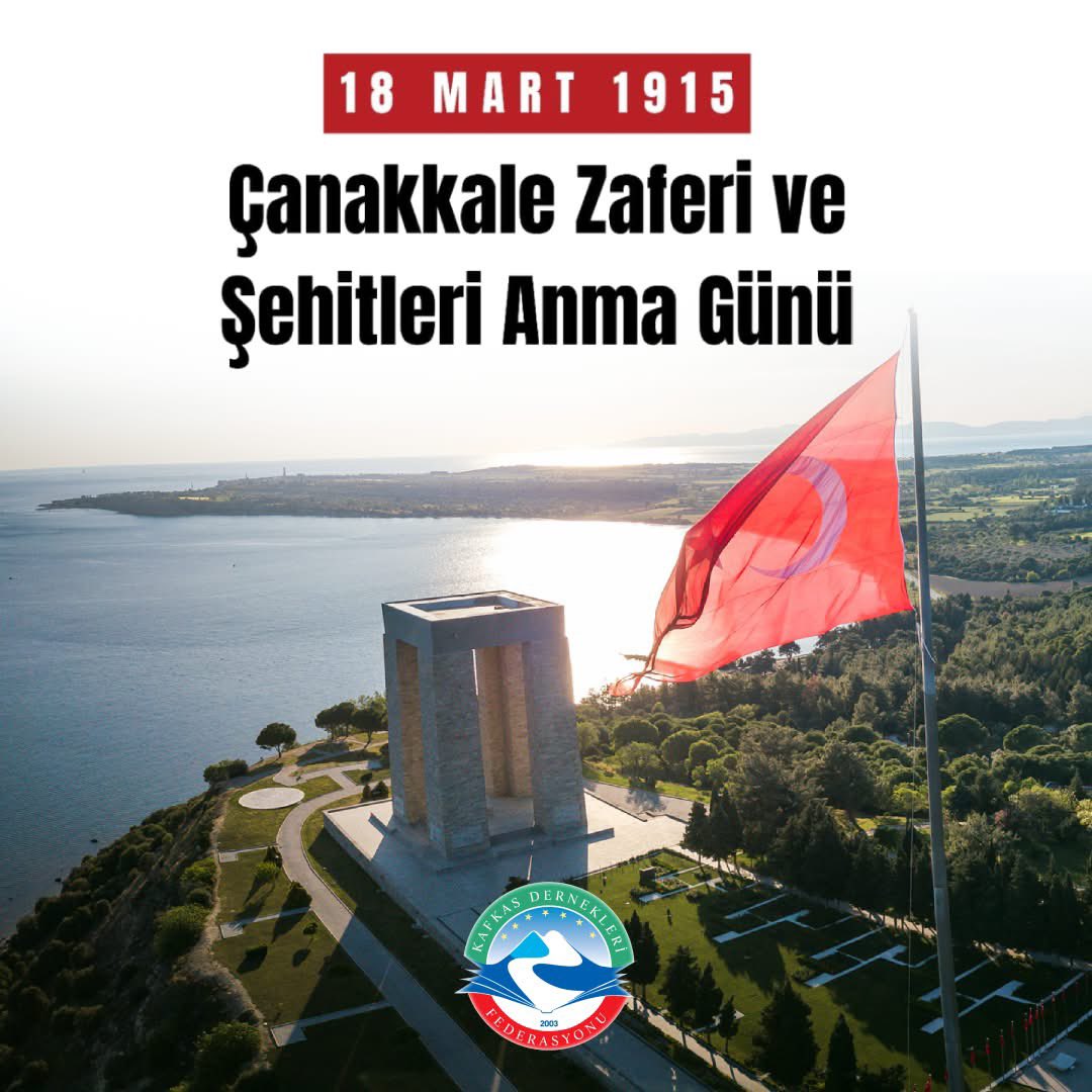 18 Mart Çanakkale Zaferi'nin 111. Yılı kutlu olsun.

Tüm kahraman şehitlerimizi saygı ve minnetle anıyoruz.