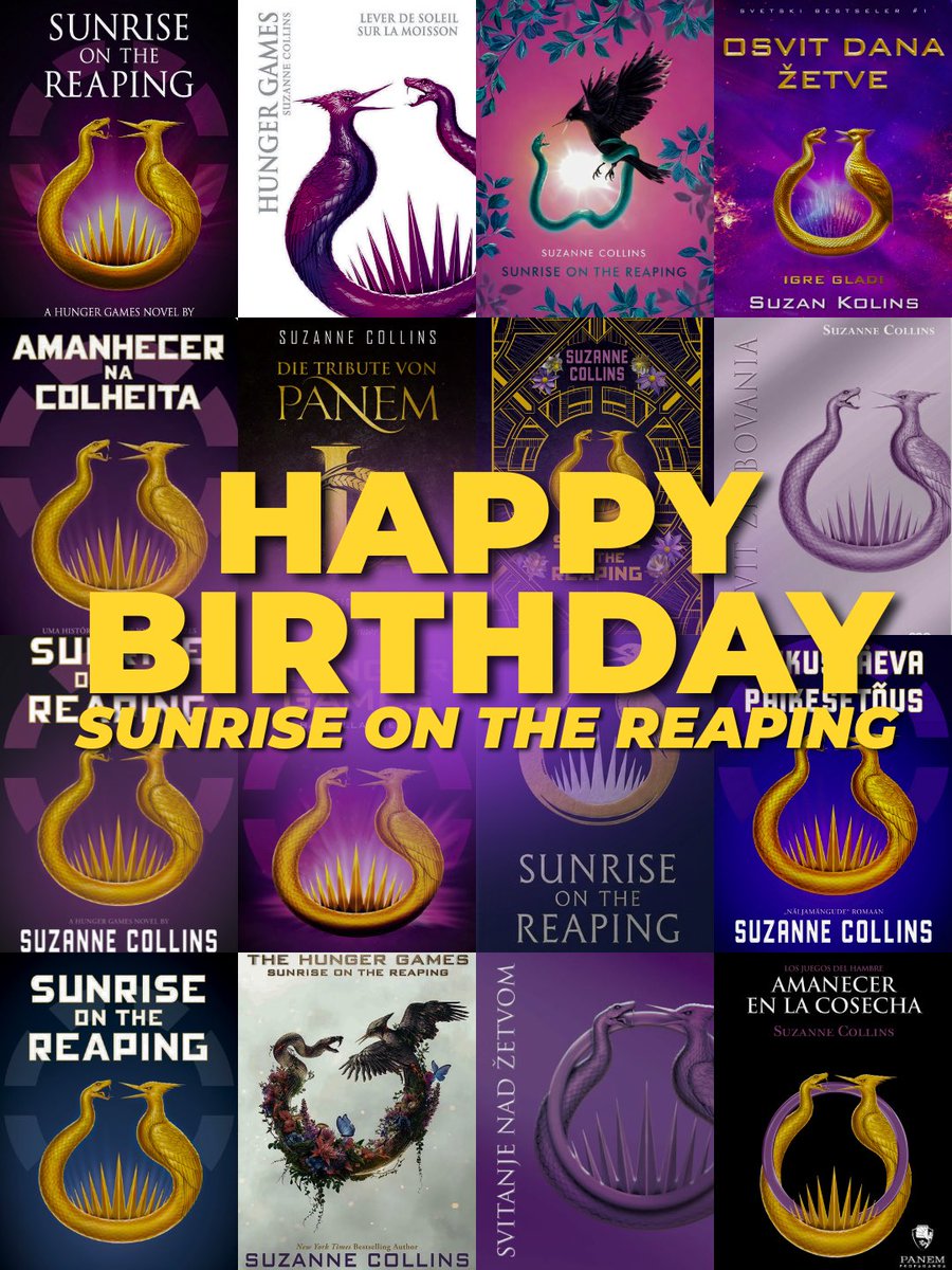 Happy 1st Birthday to Sunrise on the Reaping 🥳