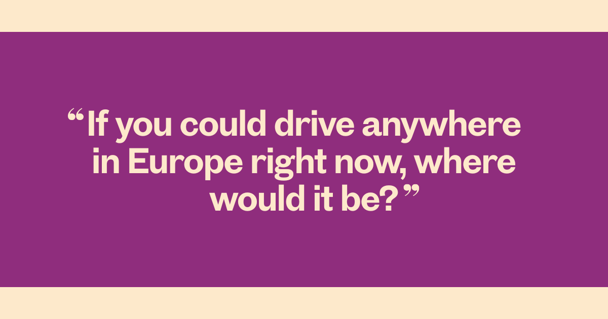 EmovisTag's tweet photo. 🚗🌍 If you could drive anywhere in Europe right now, where would it be?

Drop your dream destination below 👇
#RoadTrip #TravelEurope #Driving https://t.co/aRZpkfa8xY