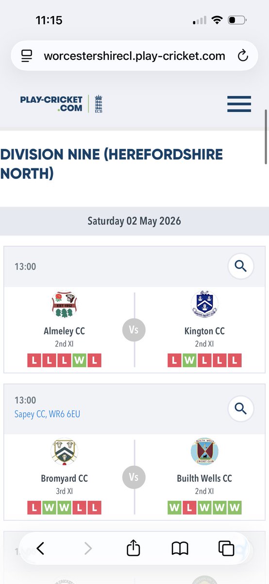 Worcestershire County League tweet media