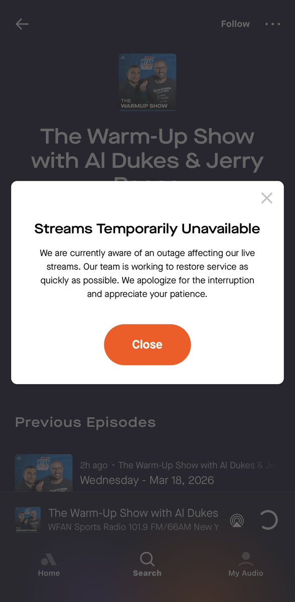 Baron3121's tweet image. my day can’t start without @Alsboringtweets and The Warm-Up Show

fix it @Audacy