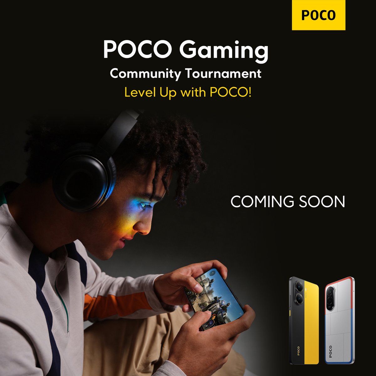 PocoNigeria's tweet image. It's game TIME!!! 🎮🔥
The POCO Gaming Community Tournament is here,
and it’s about to get serious — real players, real
competition, real wins.

Think you’ve got the skills to dominate?
Get ready… it’s game time 😎🚀

#POCOGaming #POCO #POCONigeria