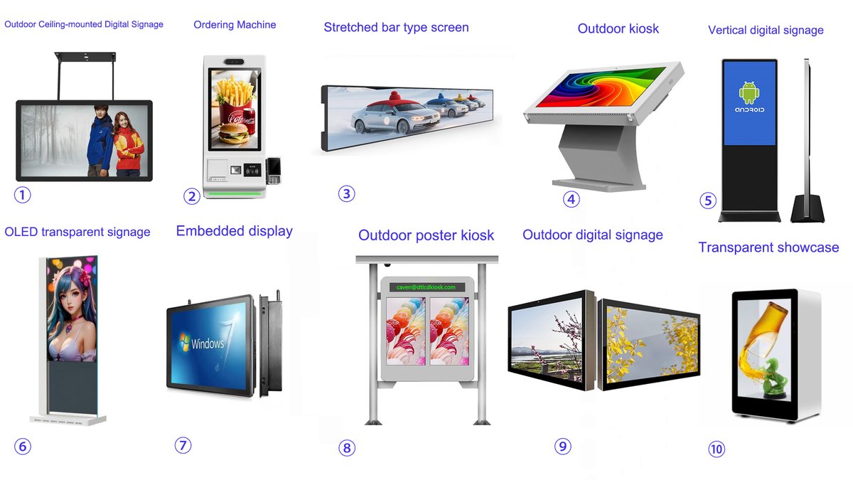 SignageOutdoor's tweet image. Digital Signage for Global Brands 

We offer finished units &amp;amp; kits:
Embedded (15–32")
Wall/Floor Totem (18.5–85")
Touch Screens (18.5–85")
Picture Frame (21.5–65")
IP65 Outdoor (18.5–65")
Customizable + small MOQ. Hit us up for your catalog!
#DigitalSignage #CommercialDisplay