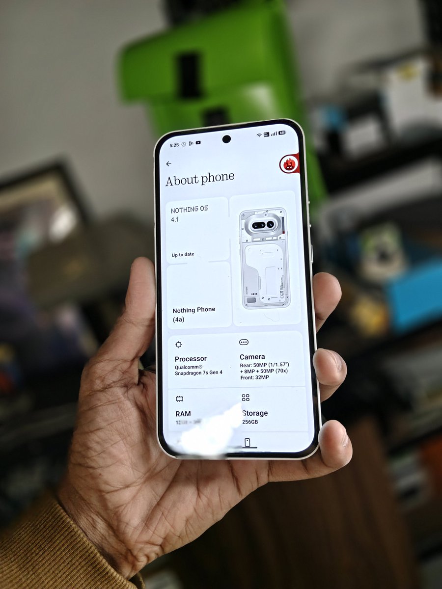 ShubhamTech458's tweet photo. Using Nothing Phone 4a for the last few days.
Full review coming soon on my YouTube channel.
Drop your questions or thoughts below 👇 #Nothingphone4a https://t.co/JFOFL17lEU
