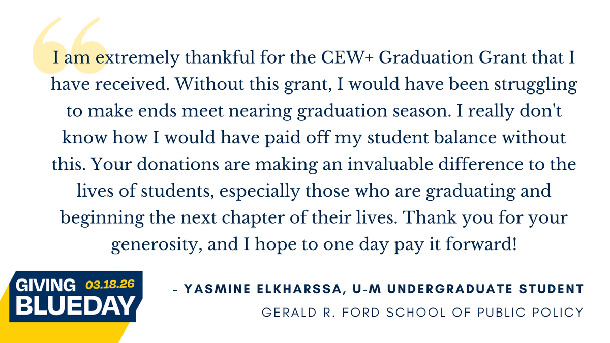 CEW+ at U-M tweet media