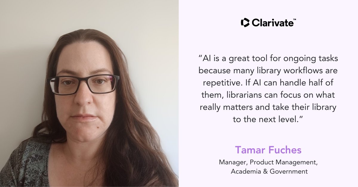 Ex Libris, from Clarivate tweet media