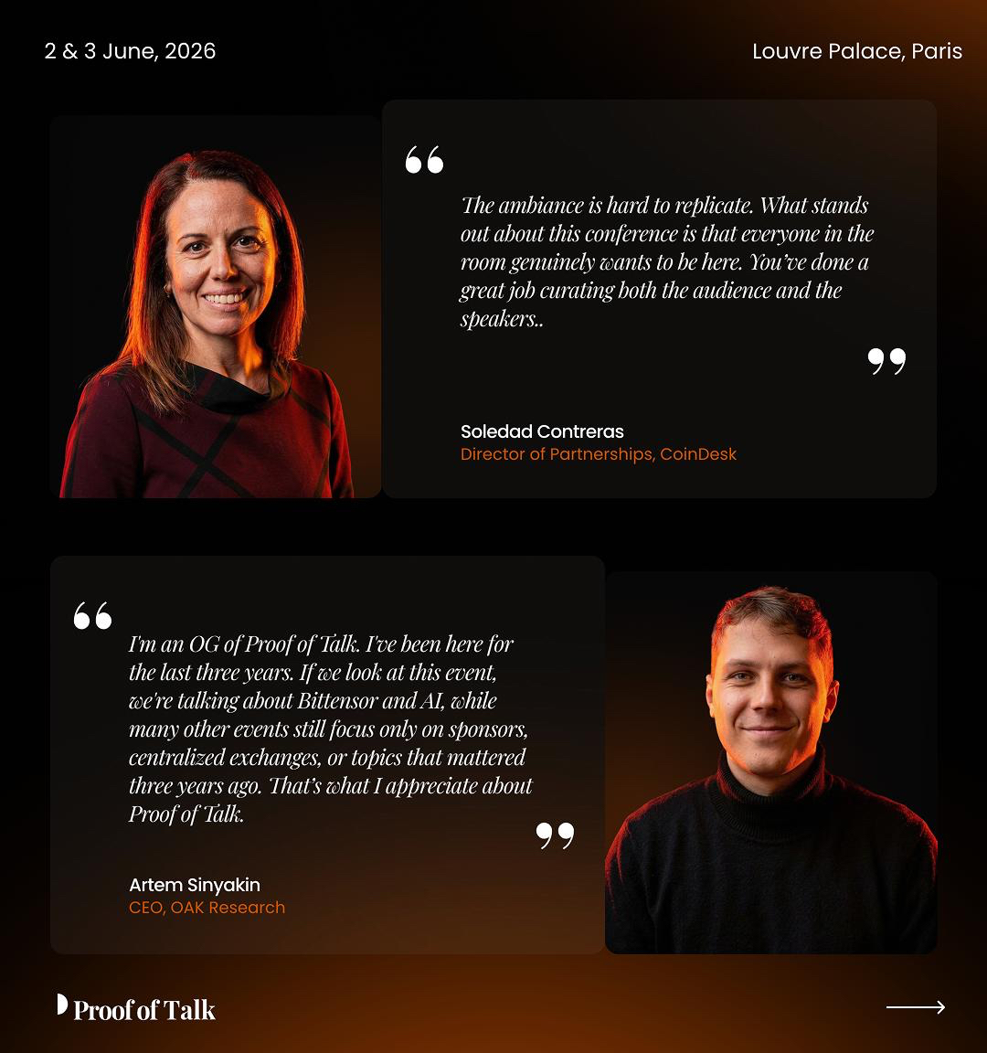 Proof of Talk tweet media