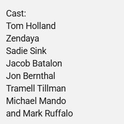 softiealiaa's tweet image. sadie sink getting third billing after tom holland and zendaya… and y’all think she’s not jean grey??? be serious