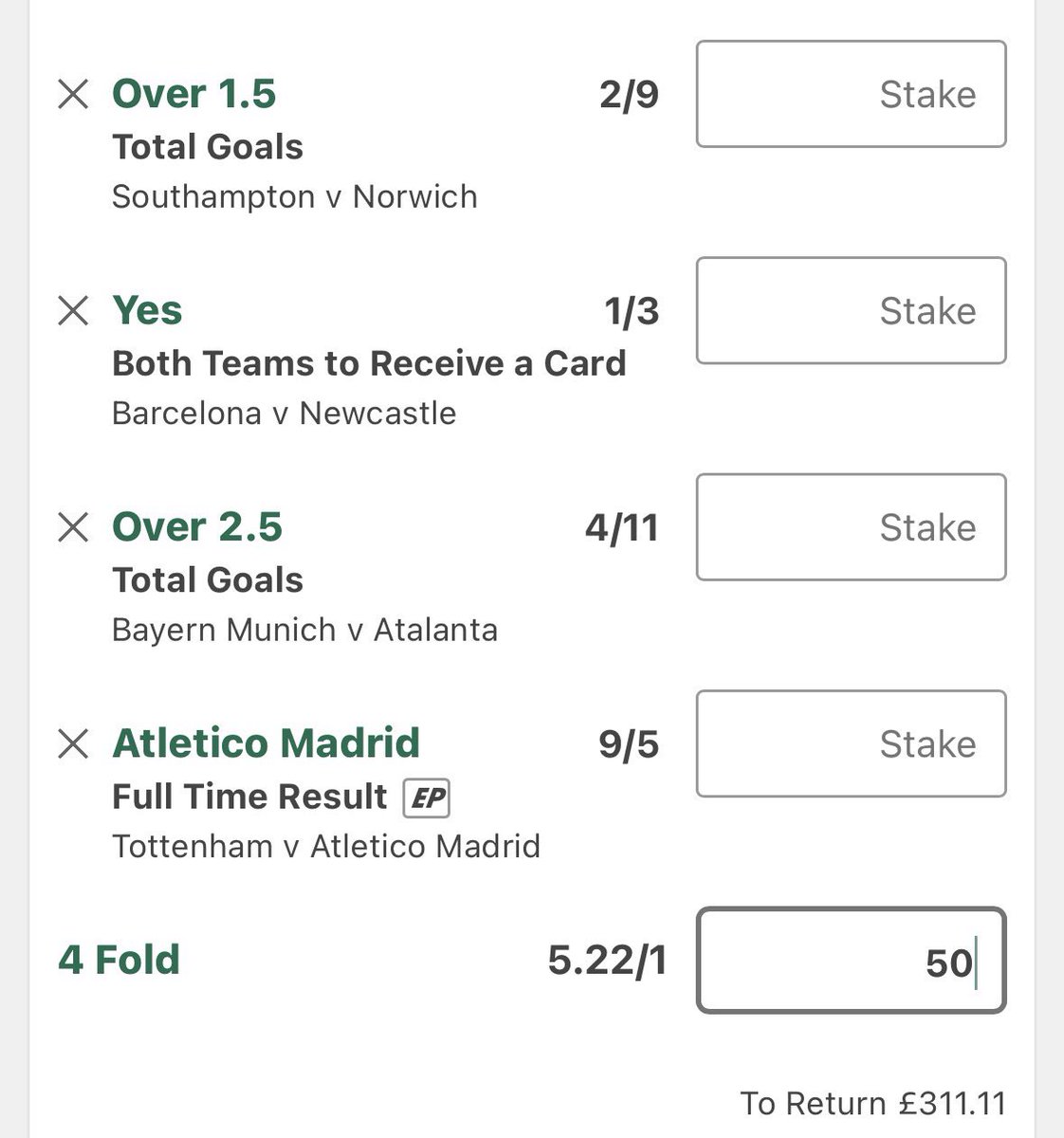 SwaleSportadv's tweet photo. Wednesday Acca 🔥🔥🔥

X2 £30 giveaways if this win!
MUST follow,like &amp; retweet ❤️ https://t.co/Oxx69zVjIu