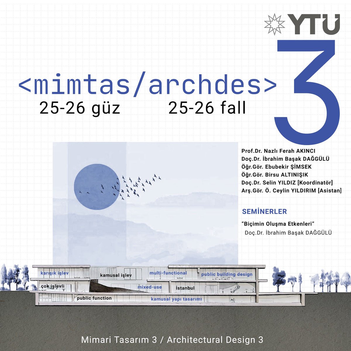ebubekirsmsk's tweet photo. 2025-2026 Güz Dönemi Mimari Tasarım 3 (MT3) proje dersi öğrenci çalışmaları sergisi. 

https://t.co/gJWz6FmHUs

@ytumimarlik_blm @ytu_mimarlik https://t.co/SZ6EkmA0dv