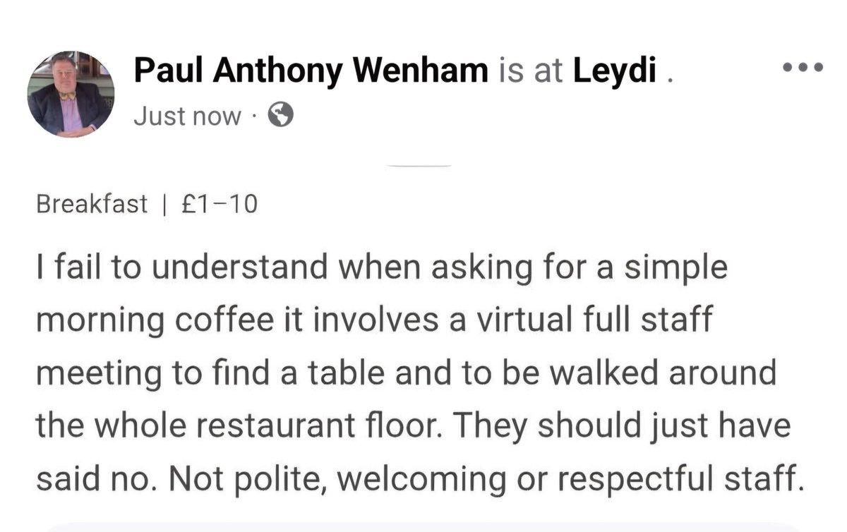 Paul Wenham - tweet media