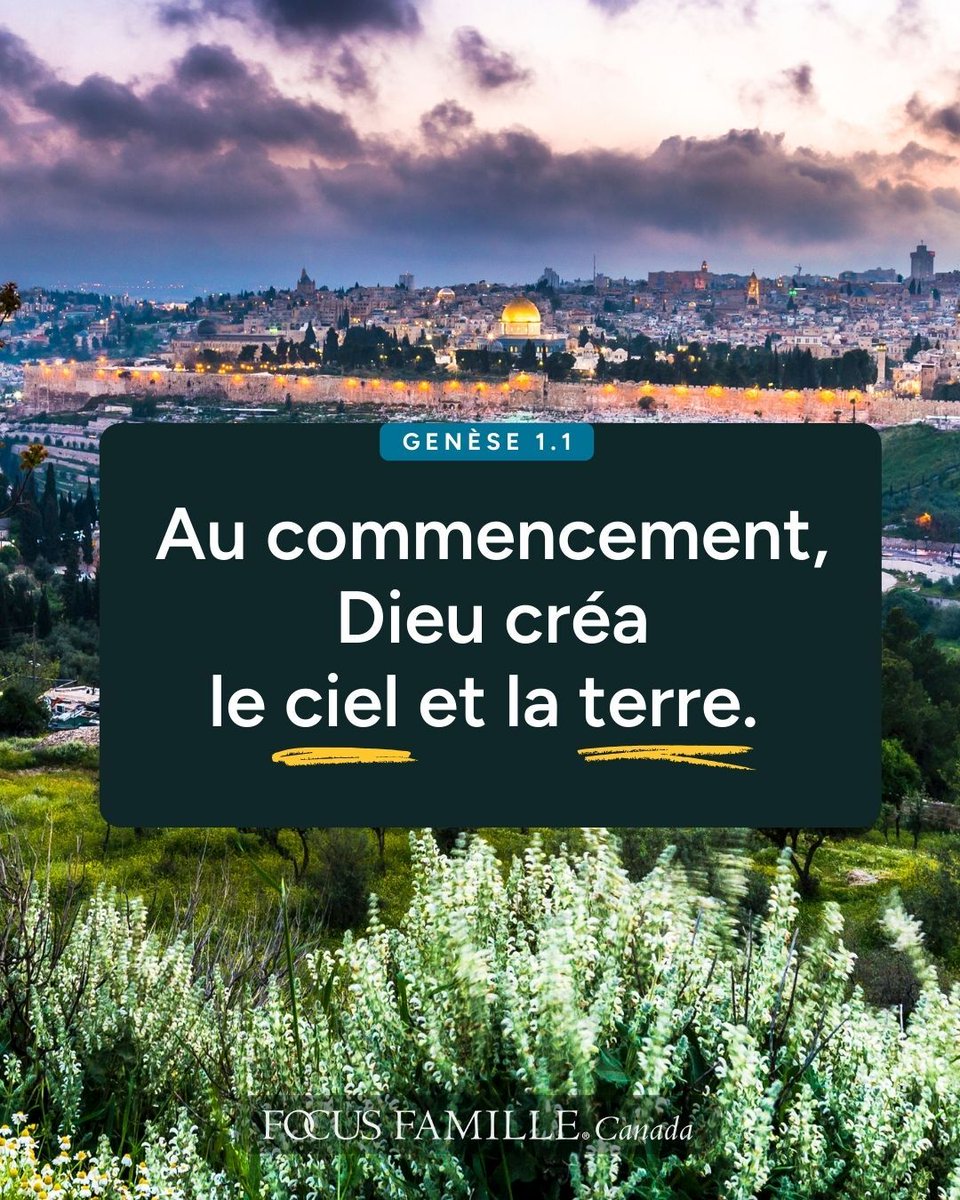 FocusFamille's tweet photo. Au commencement était la Parole, et la Parole était avec Dieu, et la Parole était Dieu. Elle était au commencement avec Dieu. Toutes choses ont été faites par elle, et rien de ce qui a été fait n'a été fait sans elle. (Jean 1.1-3) https://t.co/QmKHRfbXwt