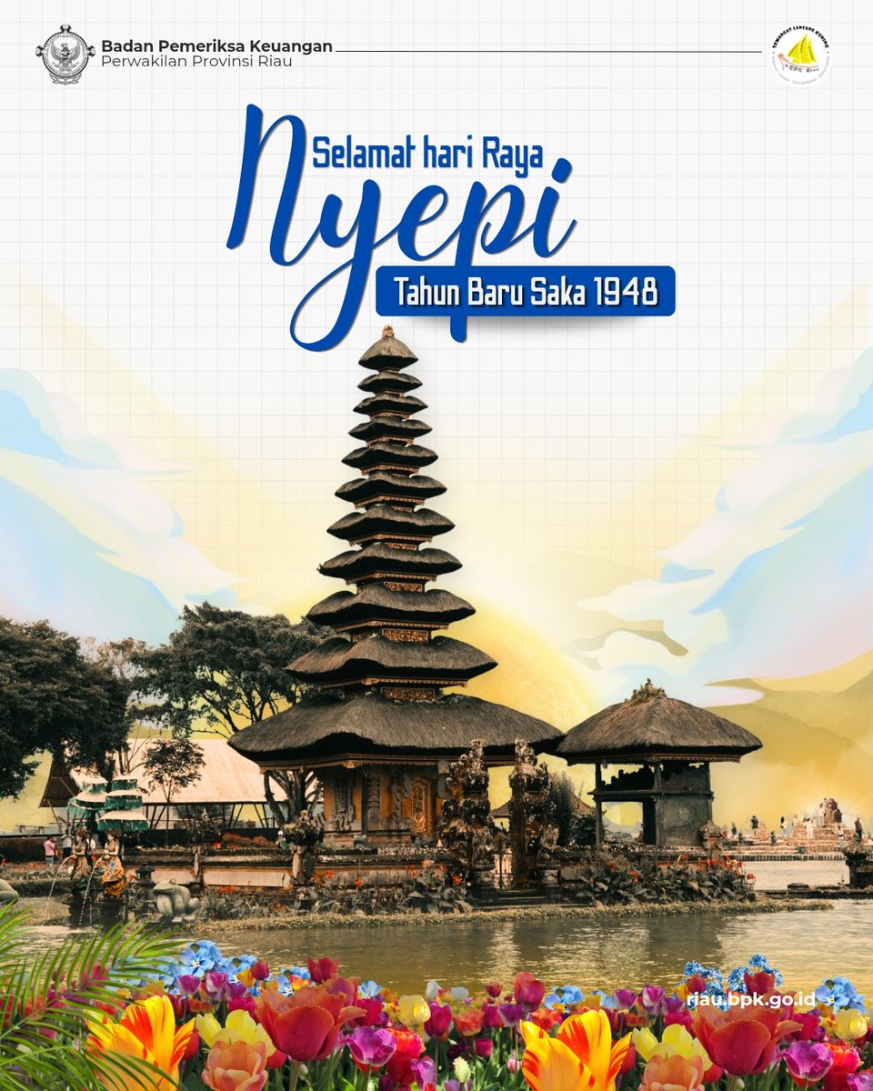 Halo BPKawan…

BPK Riau mengucapkan Selamat Hari Raya Nyepi bagi seluruh umat Hindu yang merayakannya. 
Mari bersama menjaga harmoni, saling menghormati dalam keberagaman, dan melangkah dengan semangat kebaikan 
untuk hari-hari yang lebih bermakna.

Salam BPK Riau!