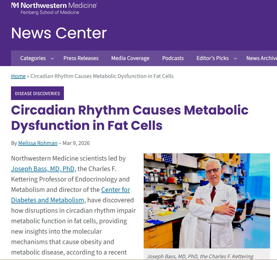 BlueLightDiet's tweet photo. Attention Fat Mitochondriacs...

The circadian clock controls the mitochondria.

"the scientists discovered that the circadian clock controls the mitochondria in adipocytes through regulating oxidative metabolism, a metabolic pathway in which cells use oxygen to break down and process nutrients to generate energy."

A disrupted circadian rhythm distorts the way a cell produces energy.

“It’s not simply the accrual of excess fat that leads to disease. It’s a change in the actual function and the capacity of the energy center within the cell to work properly,”

You need bright days and dark nights not dark days and bright nights.
