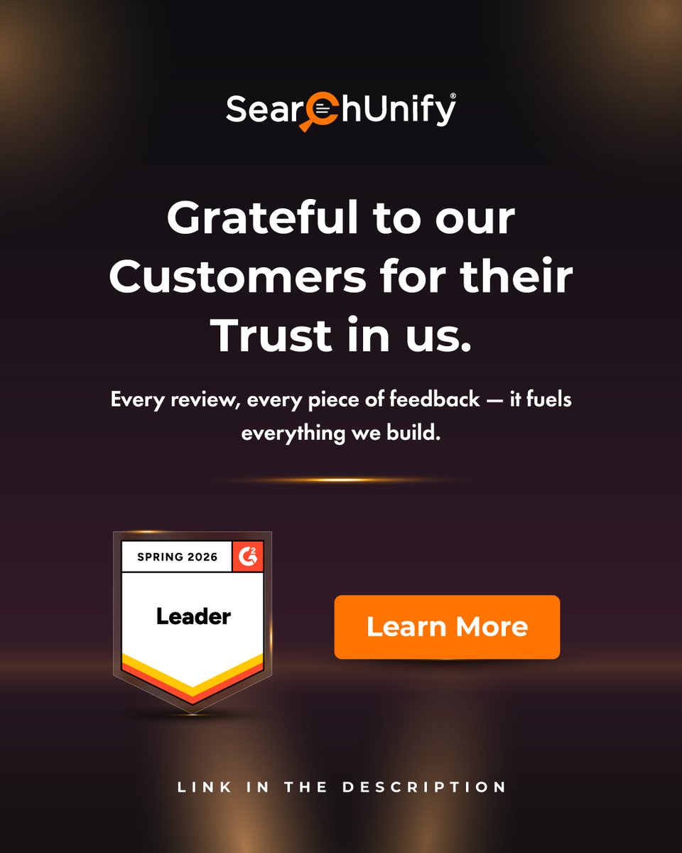 SearchUnify tweet media