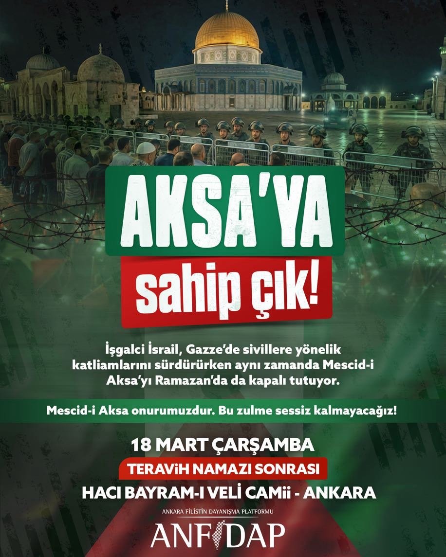 Ankara Filistin Dayanışma Platformu tweet media