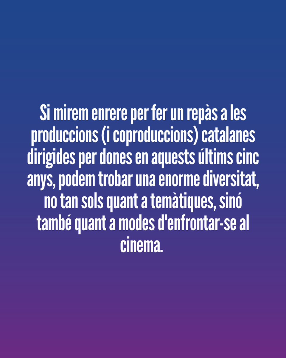filmtopia_net's tweet image. Una cartografia possible. 25 exemples a l'atzar —o tal vegada no tant— de cinema català contemporani dirigit per dones 🎥 
📝 Amb el suport de la @gencat
➡️ Pots llegir-ne més a filmtopia.net/reportatge-car…
#donescreadores #femalegaze #womeninfilm