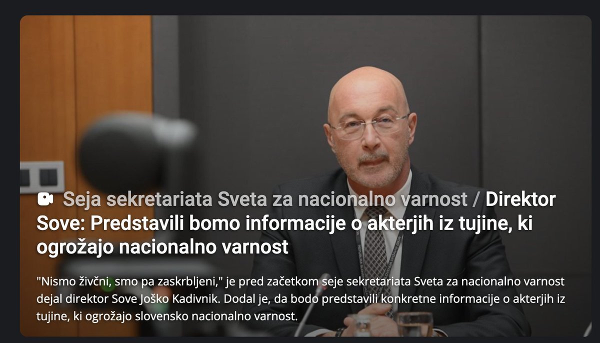 Snemanje znane odvetnice in bivse ministrice za pravosodje med tem, ko veselo pojasnjujejo kako in kaj glede korupcije in kako lahko pri tem pomagajo je v Sloveniji stvar nacionalne varnosti? 
Ker so to poceli tuji drzavljani?
Je korupcija nasa nacionalna vrednota in jo je treba