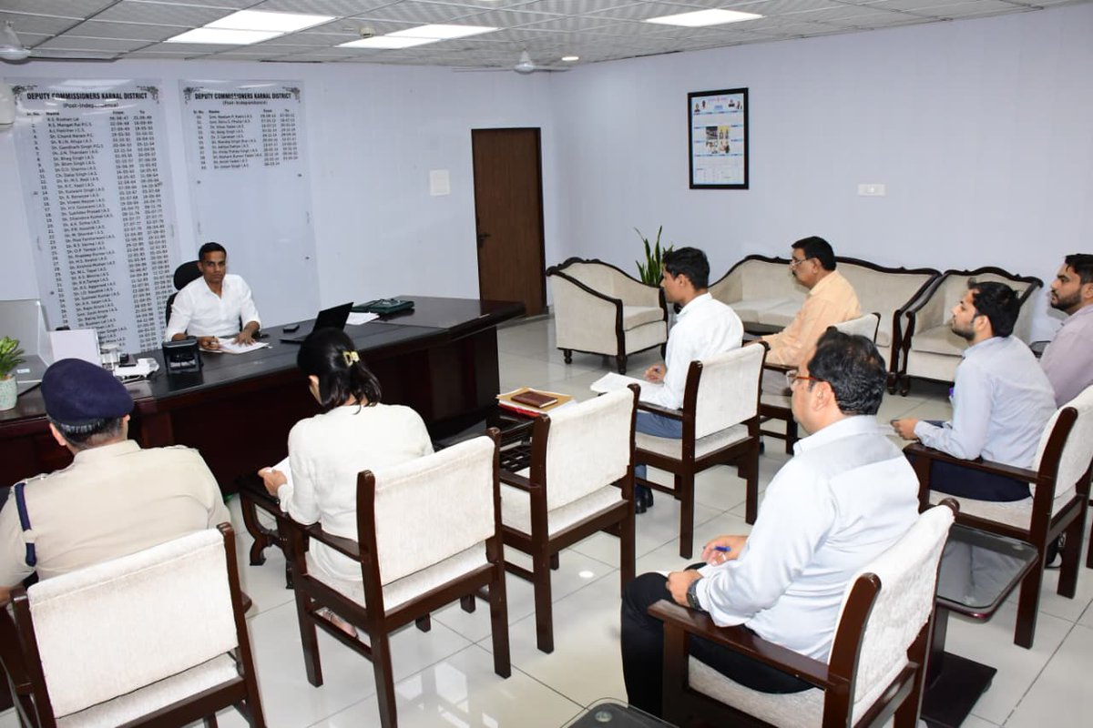 Deputy commissioner Karnal tweet media